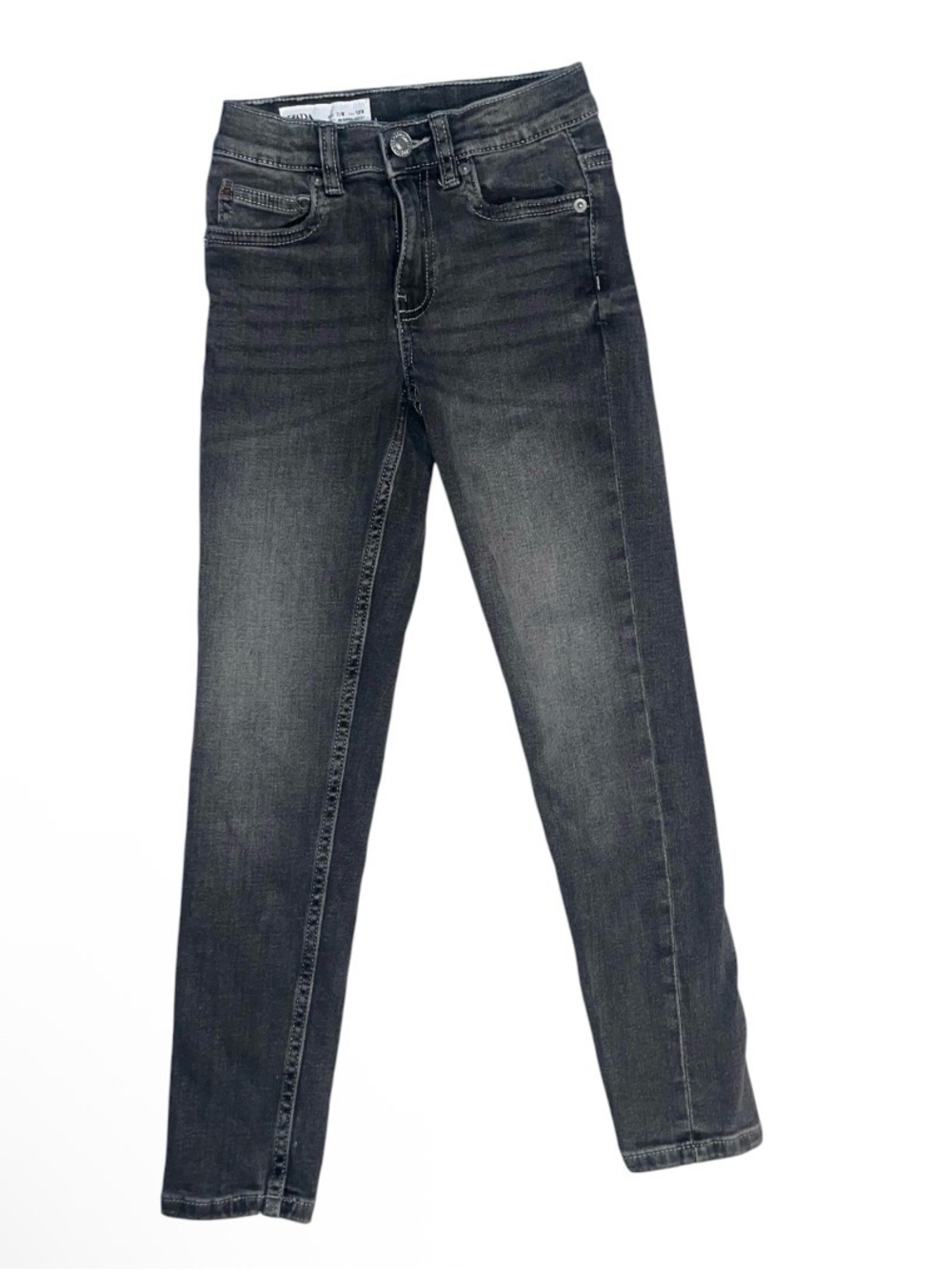 Zara kids washed Black Faded Skinny Jeans
